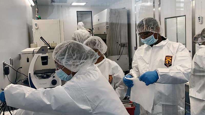 LAB CLEANING